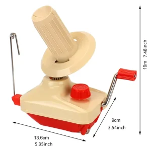 Manual High-Speed Lightweight Yarn Winding Machine, Portable Small Hand-Crank Winder for Home Use