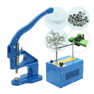 Manual Snap Button Hand Press Machine with 2 Moulds