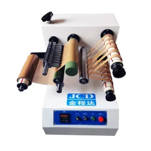 Mini Adhesive Tape Slitting Rewinding Machine Semi-Automatic Desktop BOPP Masking Kraft Tape Cutter