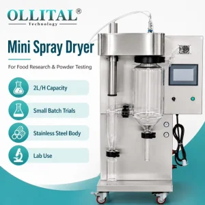 Mini Spray Dryer 2L Lab Scale Spray Dryer Equipment for University Research and Small Batch Testing