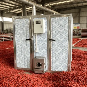 Mobile Industrial Drying Cabinet Hot Air Circulation Dryer Oven for Meat, Fruit, and Vegetable Processing