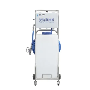 Mobile Pneumatic Foam Cleaning Machine for Food Processing Plant Floors and Equipment