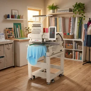 Multi-Function T-Shirt and Cap Computerized 1-Head Embroidery Machine