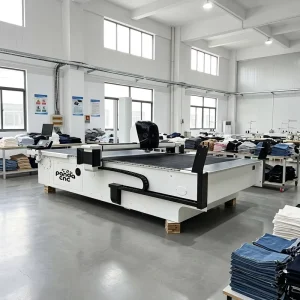 Multi Layer Fabric Cutting Machine for Pants and Jeans CNC Automatic 120m/min 380V/220V