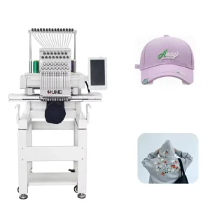 Multifunctional One-Head Computerized Embroidery Machine for T-Shirts, Caps, and Chenille