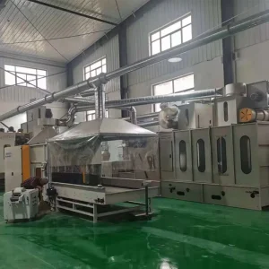 Needle Punched Cotton Production Line Nonwoven Felt Making Machinery with PLC Control