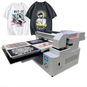 New Arrival A1 6090 Print 4 Pcs T-Shirt by One Pass Best T-Shirt Printer Direct to Fabric Printing Machine