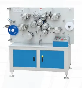 New Four-Color Rotary Ribbon Washing Mark Printing Machine with Letterpress Plate, 60 Sheets/Hour