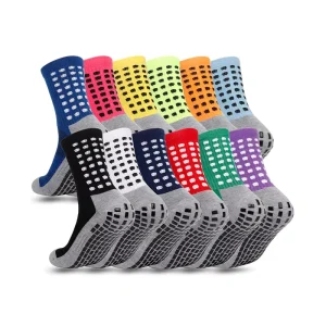 Non-Slip Breathable Compression Crew Knee Socks for Men and Children, Summer Running and Training