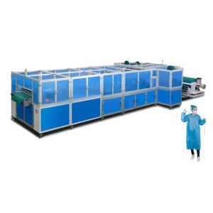 Non-Woven Reinforced Doctor Robe Disposable Surgical Gown Making Machine