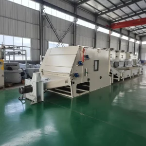 Nonwoven Three-Roller Fiber Mixing Machine with Weighing System for Wadding Production Lines