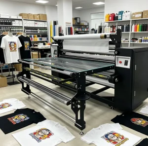 Oil Heating Large Roller-to-Roller Calender Textile Sublimation Printing Heat Press Machine