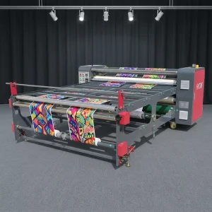 Oil Heating Roller Heat Press Transfer Printing Machine Automatic Hot Stamping Textile Sublimation Printer