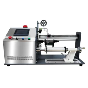 Optical Fiber Winding Machine with Automatic Wire Tension and Laying Speed Control