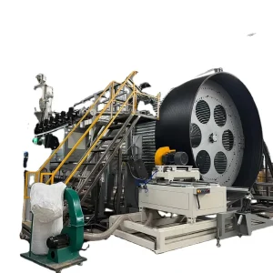 PE/PPH Single-Screw Solid-Wall Spiral Winding Automatic Engine 380V Jacking-Pulling Pipe