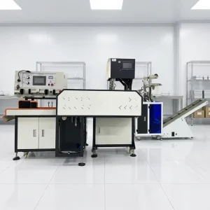 PLC-Controlled High-Speed Power Cord Winding, Sheathing, Threading, Film Sealing and Packaging Integrated Machine with Testing Function