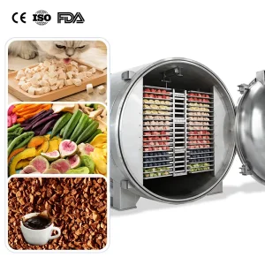 PLC-Controlled Stainless Steel Vacuum Freeze-Drying Equipment for Food Processing
