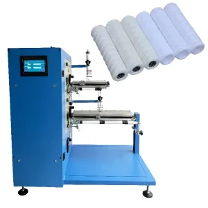 PP Yarn Winding Filter Cartridge Machine with Bearing Motor for Water Treatment, Chemical, Food and Beverage Applications