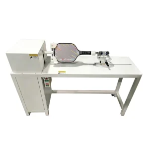 Pickle Racket Handle Skin Winding Machine, Film Wrapping and Glue Application