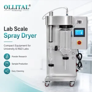 Plant Extract Spray Dryer 2L Laboratory Spray Drying System for Botanical Ingredient Powder Research