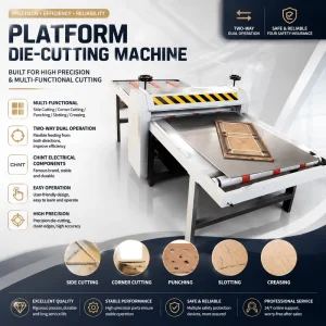 Platform Type Die Cutting Press for EVA Foam, Leather, Gasket and Rubber