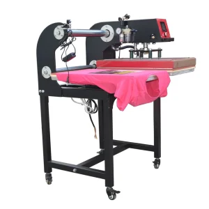 Pneumatic Sliding Heat Press Machine, Two-Pallet, Black, 16 x 20 in, Digital LCD Touch Screen, DTF Film
