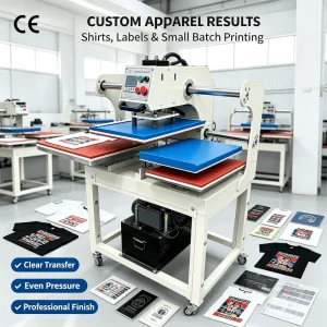 Polo Shirt Heavy-Duty Heat Press Printing Machine