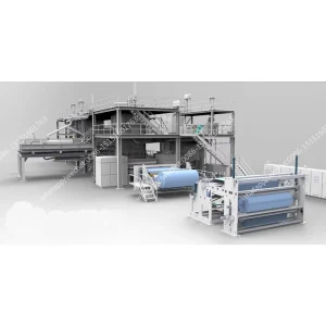 Polypropylene Nonwoven Fabric Machine Equipment, SMMS Spunbond Nonwoven Fabric Making Machine
