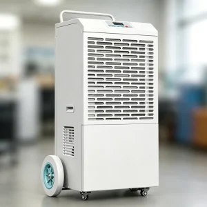 Portable Industrial Dehumidifier 90L/D Mobile Commercial Warehouse Factory Air Dryer Humidity Control System on Wheels