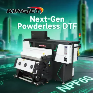 Powder-Free DTF Printing Machine with I3200 Printhead for 60cm Roll-to-Roll Apparel Transfers