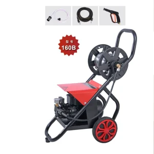 Powerful 2.4 Power High Pressure Washer 220V Household Small Car Wash Pump Hose Reel CE Certified