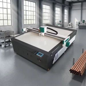 Professional CNC Oscillating Knife Cutter for Foam Rubber and Leather Digital Flatbed Cutting Plotter CE