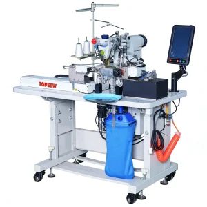 Programmable Automatic Trouser Leg Hemming Machine with Thread Cutting and Foot Lifting for Jeans Manufacturing