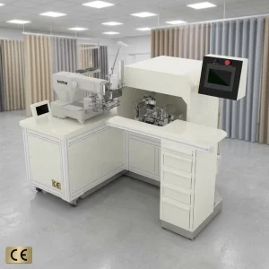 Provided With High Efficiency Full Automatic Curtain Pleating Machine