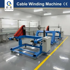 QP1200 Spool Winding Machine for Large Wire/Cable Drum Rewinding Automatic Take 220/380/240V 300m/min 1-20mm