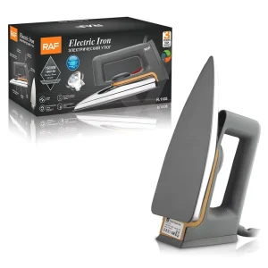 R.1108 Electric Iron 1600W Dry Iron with Non-Stick Soleplate, Adjustable Temperature and Fast Heating for Home and Travel