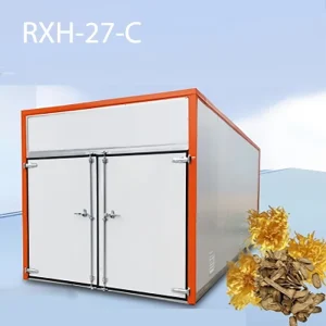 RXH-27-C Automatic Multifunctional Stainless Steel Double-Door Drying Oven with Axial Compressor and 4 A3 Steel Drying Carts
