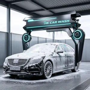 Remote Control Unmanned Self-service Car Washing System for Community and Commercial Centers