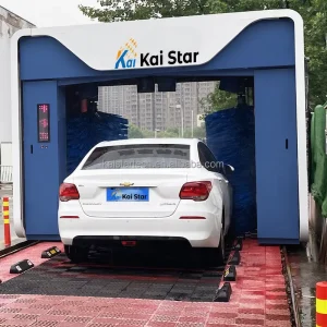 Remote PLC-Controlled Rollover Car Wash Machine with Self-Service System