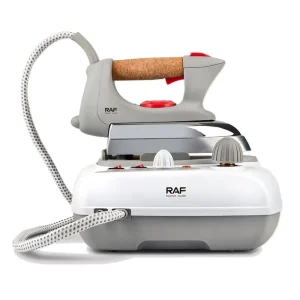 Retro Style Electric Steam Iron with Aluminum Soleplate EU Plug for Home Use Clothes Steaming Station