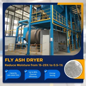 Rotary Ash Dryer Machine Ash Drying Plant for Mineral Waste Residue