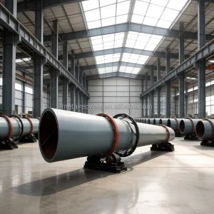 Rotary Drying Equipment with Stainless Steel Multi-Fuel Heating for Peat and Quartz Sand 30 Tons Long Barrel