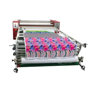 Rotary Textile Heat Transfer Sublimation Roller Printing Machine with Motor and Paper Heat Press Plate