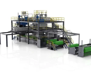 SMS Spunmelt Nonwoven Production Line, Nonwoven Fabric Making Machine