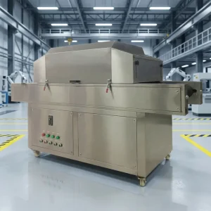 SUS304 Conveyor Belt Hot Air Dryer Automatic Electric Heating Drum Drying Equipment for Industrial Castings Auto Hardware