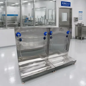 Sanitary Entrance Equipment Manual Stainless Steel Boot and Tool Washing Station
