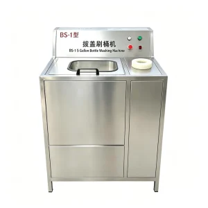 Semi-Automatic 19L 18.9L 5 Gallon Water Bottle Washing Brush Cleaning Machine