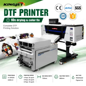 Semi-Automatic 680mm DTF Printer for Factory Production