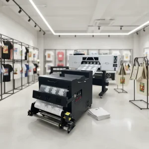 Semi-Automatic A1 T-Shirt DTF Printer with PET Film and Ink Powder Shaker