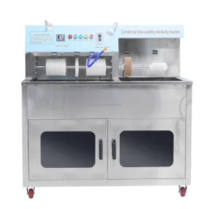 Semi-Automatic Commercial Cold Water Shoe Washer with Dryer for Laundry